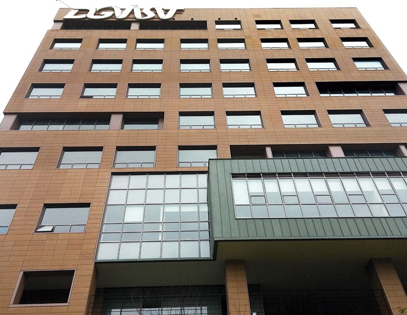 Frontek porcelain facade — Daegu Institute of Science, Korea