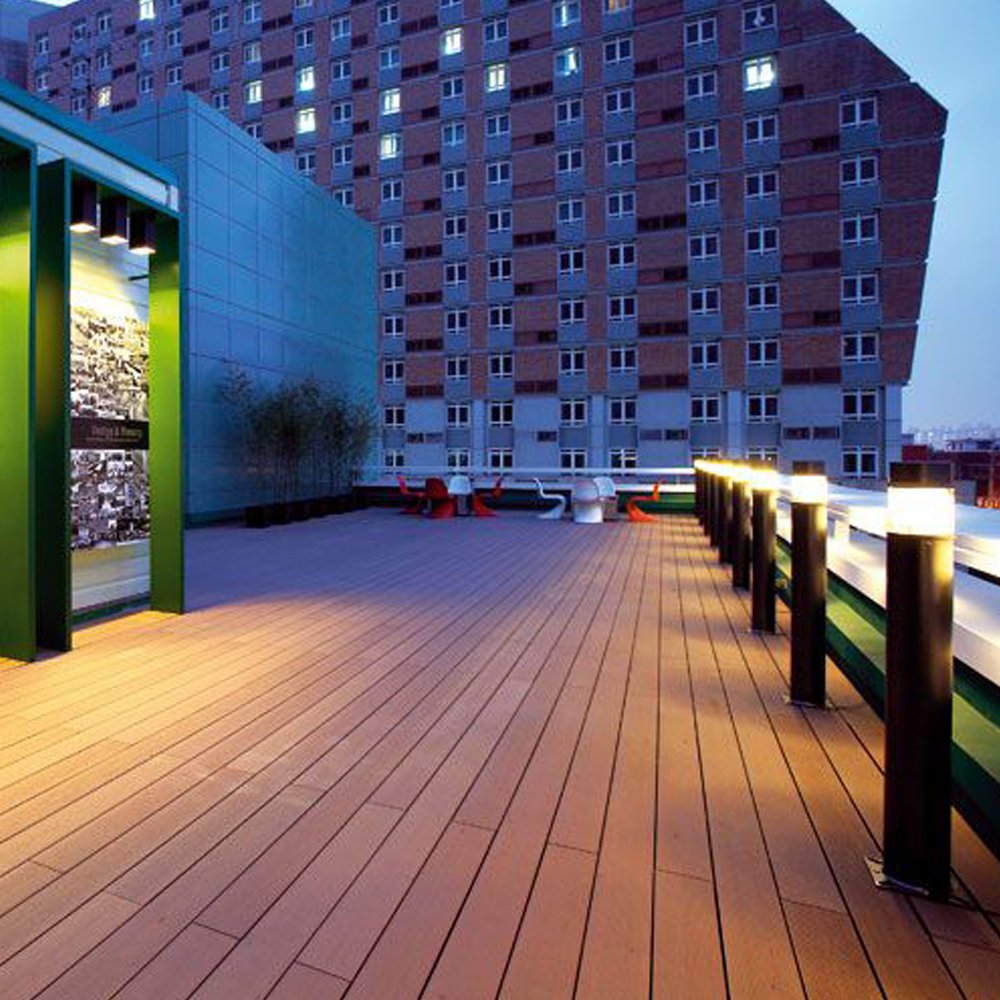 Geolam 4G trim architectural screen — wave pattern facade
