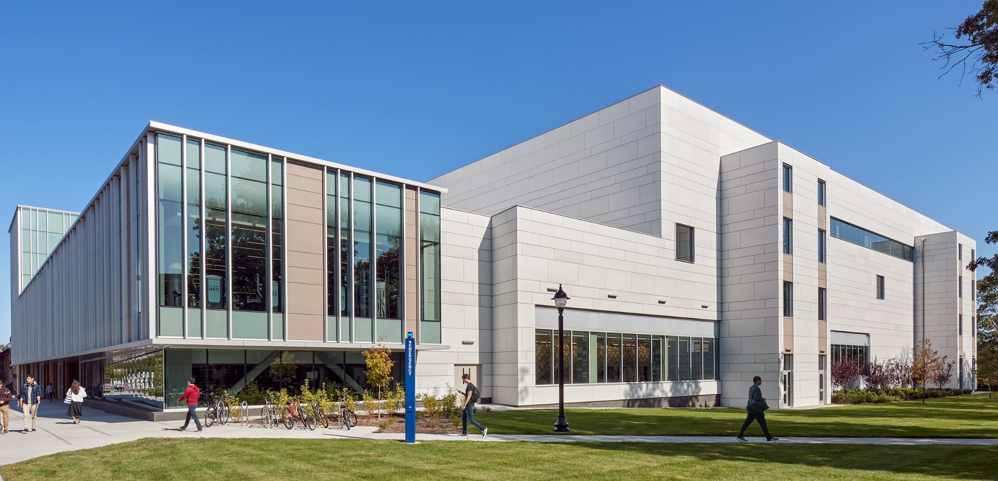Petrarch engineered stone cladding — UConn Recreation Center, Storrs, CT