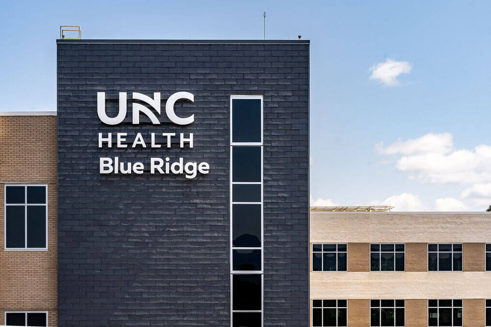UNC Health Blue Ridge — CUPACLAD slate cladding