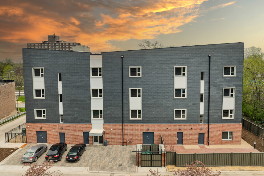 Conservatory Apartments, Chicago — CUPACLAD slate cladding